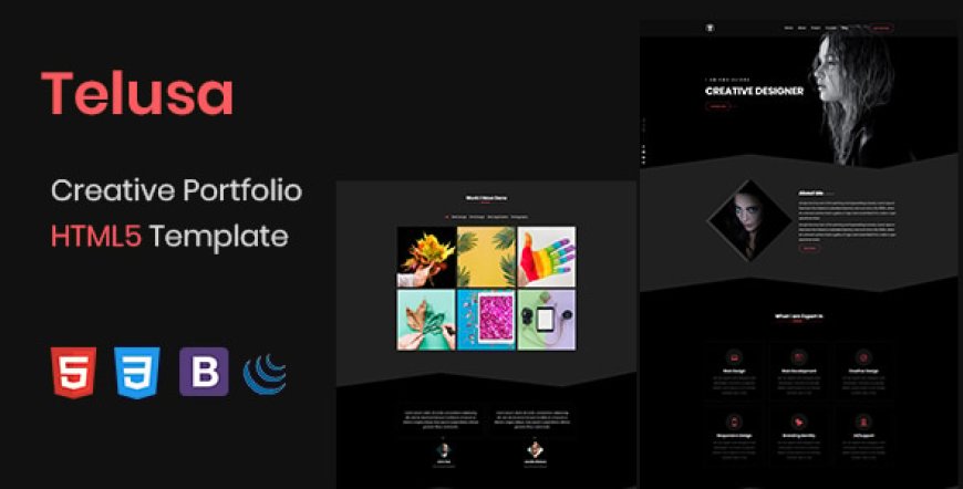 Telusa - Creative Portfolio HTML5 Template