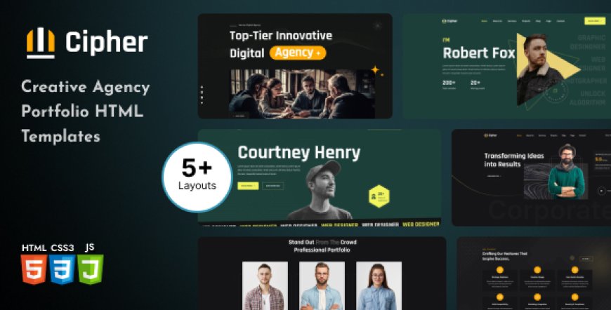 Cipher - Creative Agency Portfolio HTML Template