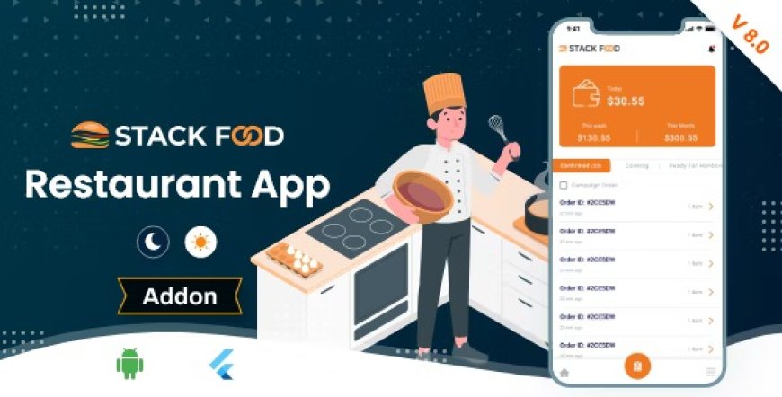 StackFood Multi Restaurant - Food Ordering Restaurant App v8.0