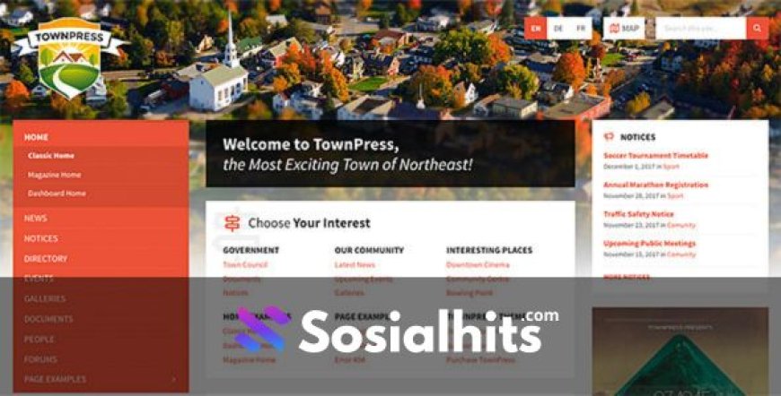 TownPress v3.8.10 - Municipality WordPress Theme