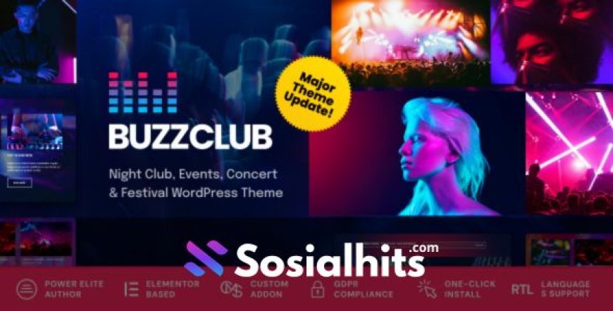 Buzz Club v2.0.4 - Night Club, DJ & Music Festival Event WordPress Theme