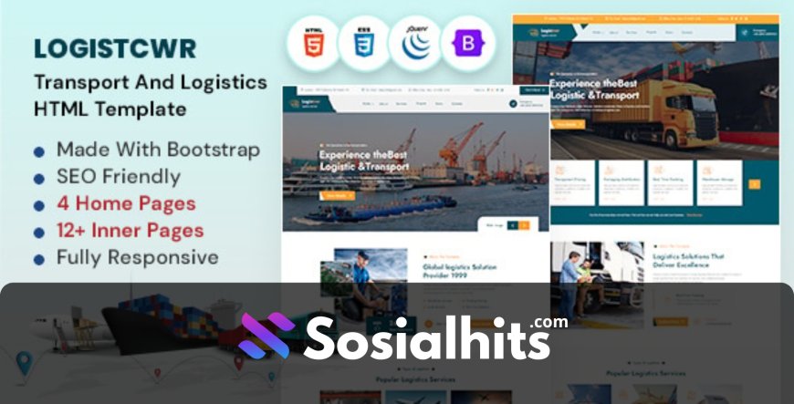 Logistcwr - Transport and Logistics HTML Template