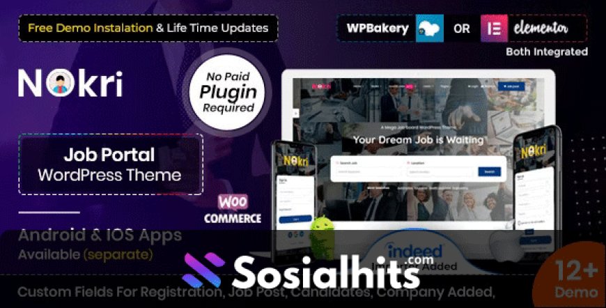 Nokri v1.6.0 - Job Board WordPress Theme