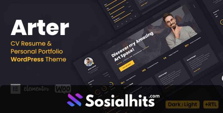 Arter v1.8.5 - Resume WordPress Theme