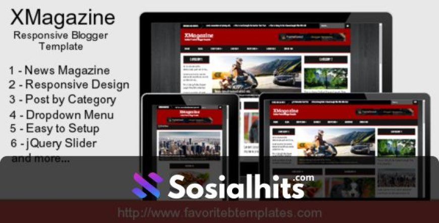 XMagazine - Responsive Blogger Template