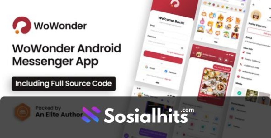 WoWonder Android Messenger v5.4 - Mobile Application for WoWonder Social Script