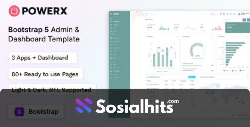 PowerX - Bootstrap 5 Admin & Dashboard UI Kit