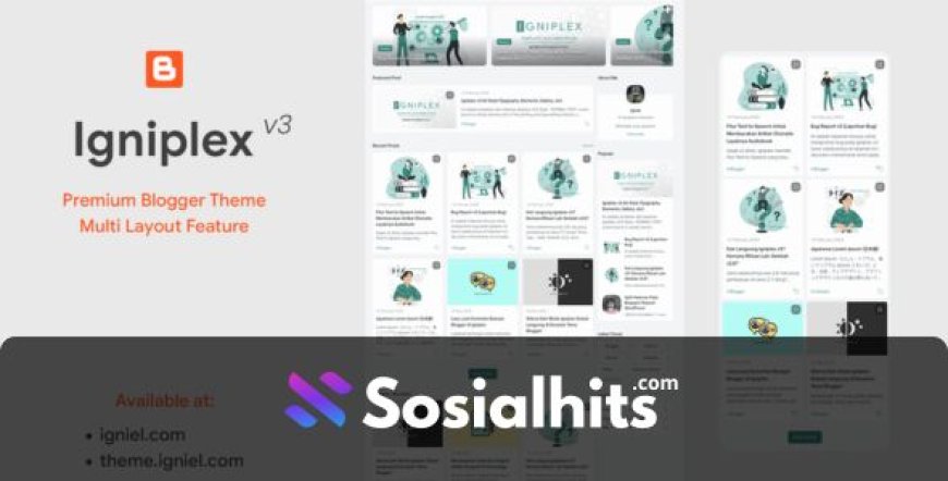 free download igniel plex blogger template v3