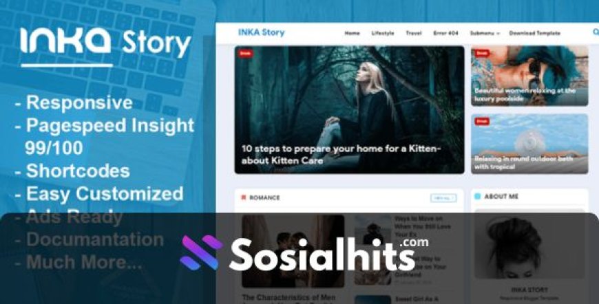 free download Inka Story blogger template