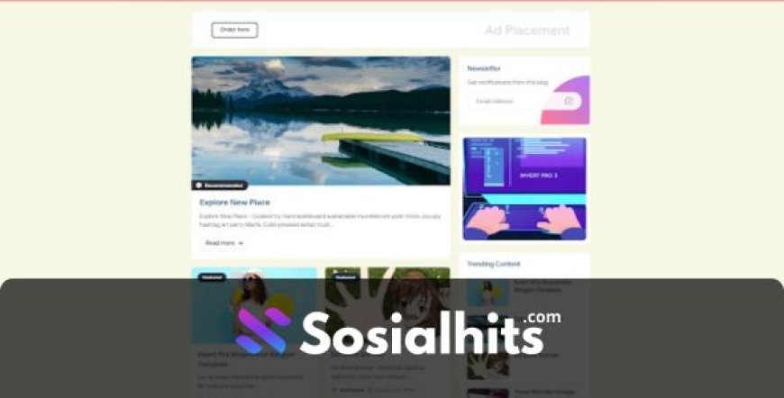 invert pro responsive blogger template