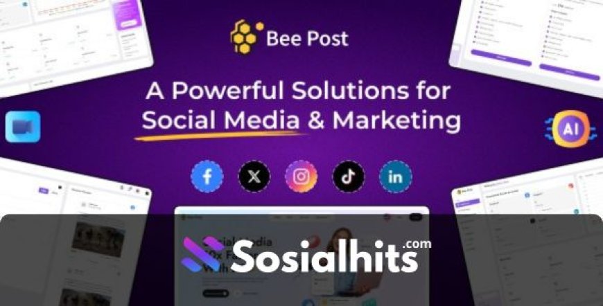 BeePost v1.1 - AI Social Media Management & Content Creation SaaS with Subscription System