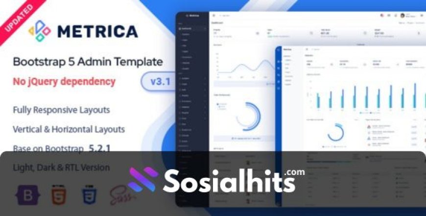 Metrica v3.1 - Bootstrap 5 Admin & Dashboard Template