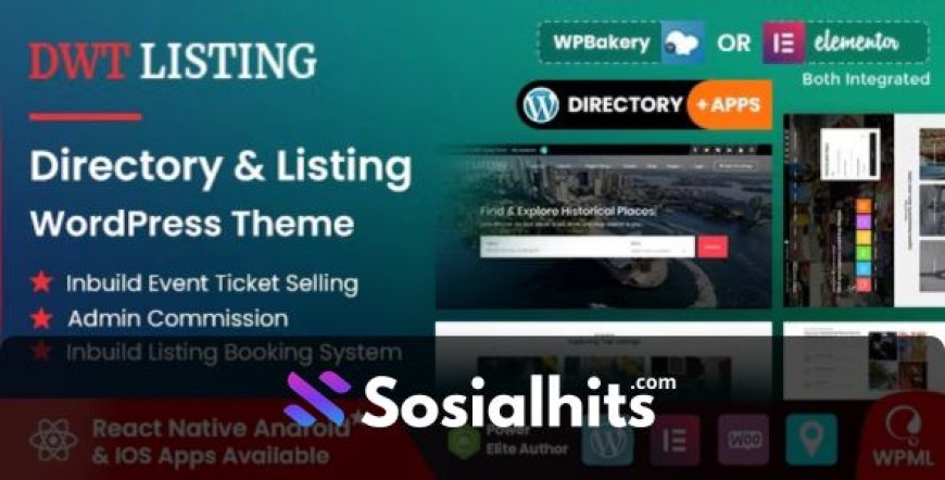 DWT v3.3.4 - Directory & Listing WordPress Theme