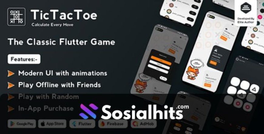 Tic Tac Toe v1.1.0 - The Classic Flutter Tic Tac Toe Game