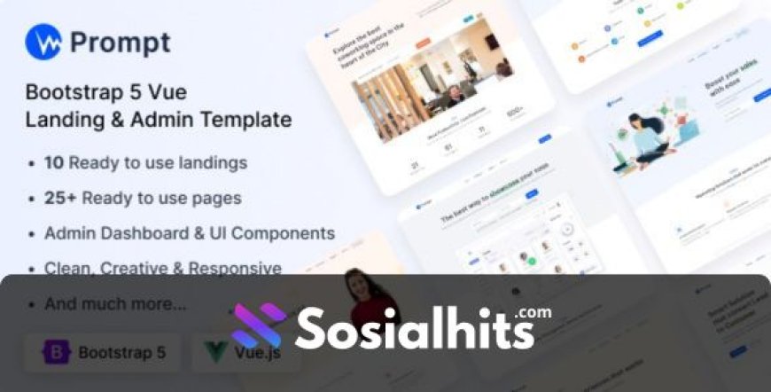 Prompt - Modern & Multipurpose Vue Template