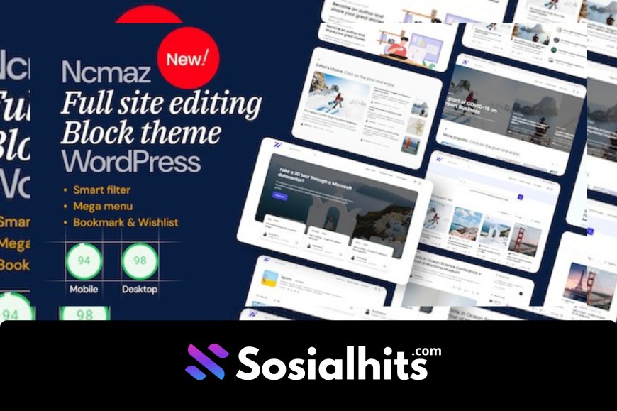 Ncmaz v1.4.3 - News Magazine Full Site Editing WordPress Block Theme