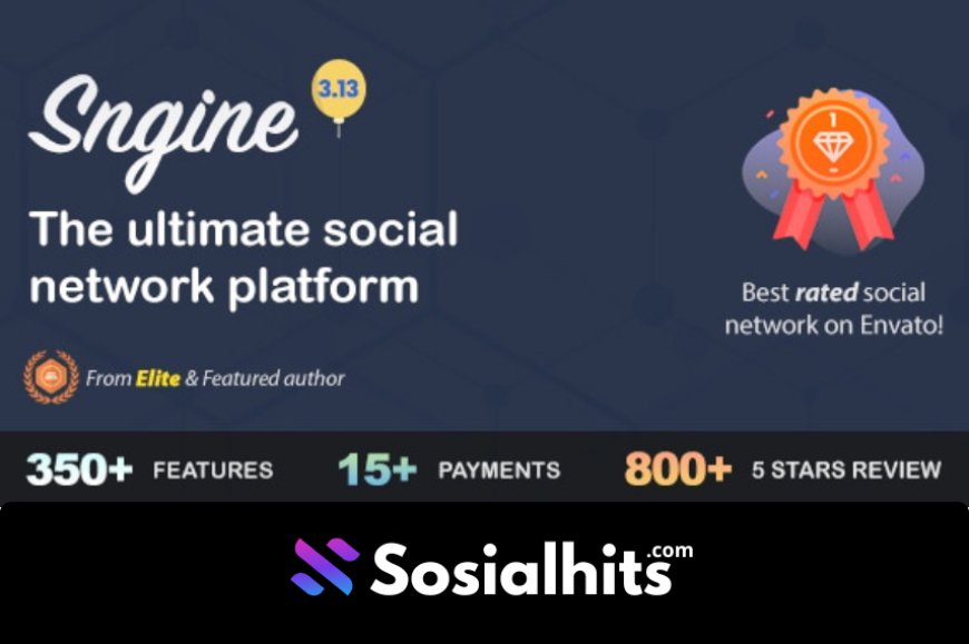 Download Sngine v3.13 - The Ultimate PHP Social Network Platform