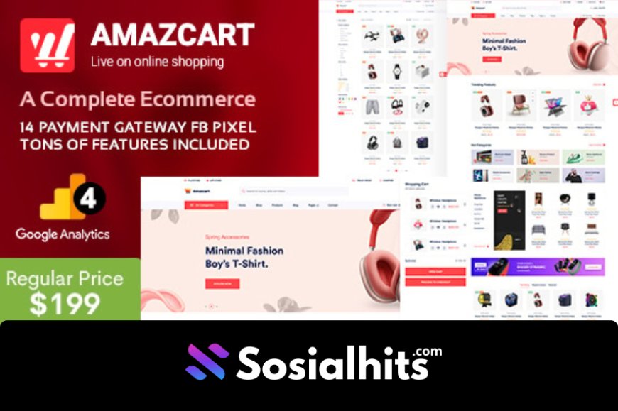 AmazCart - Laravel Ecommerce System CMS v5.0.1