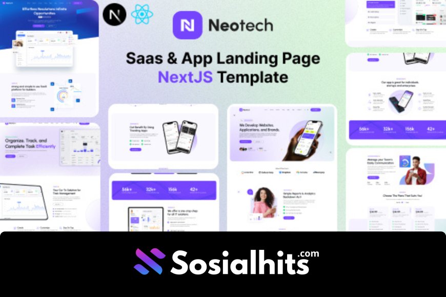 Download Niotech - Saas & App Landing Page NextJS Template