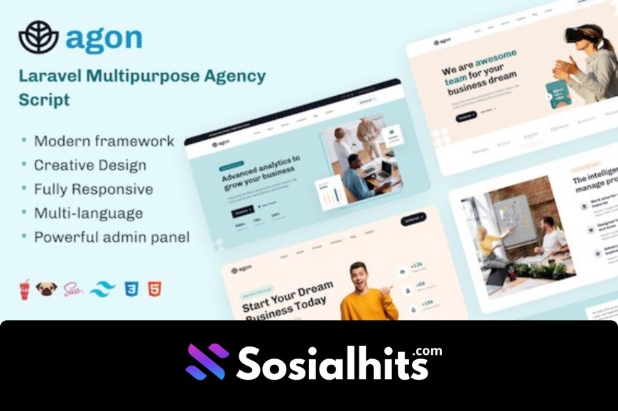 Agon - Laravel Multipurpose Agency Script v1.17.0