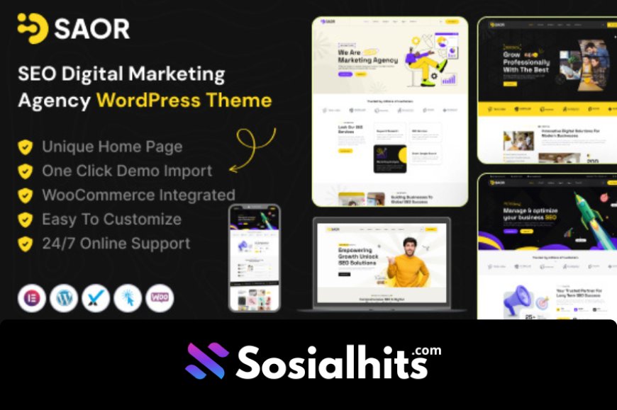 Saor - SEO Digital Marketing Agency WordPress Theme v1.0.0