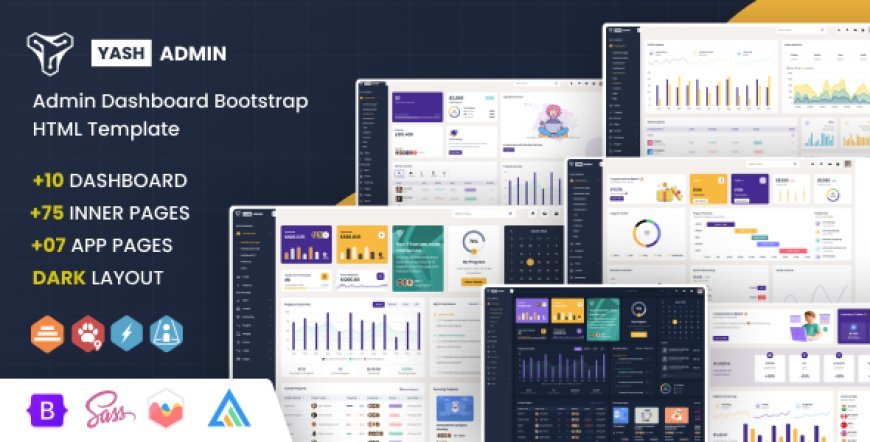 Yash - Admin Dashboard Bootstrap HTML Template