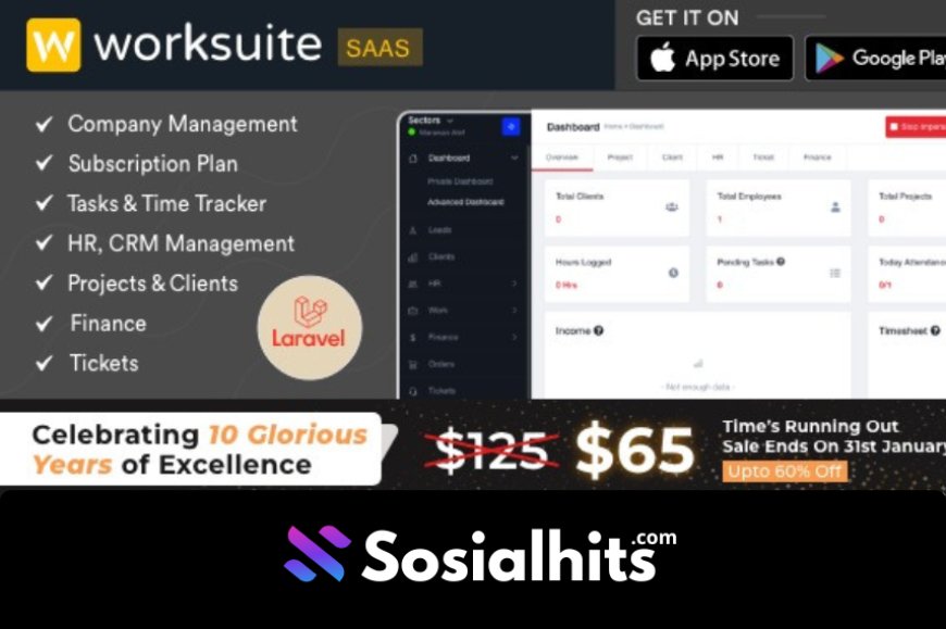 Worksuite Saas - Project Management System v5.4.8