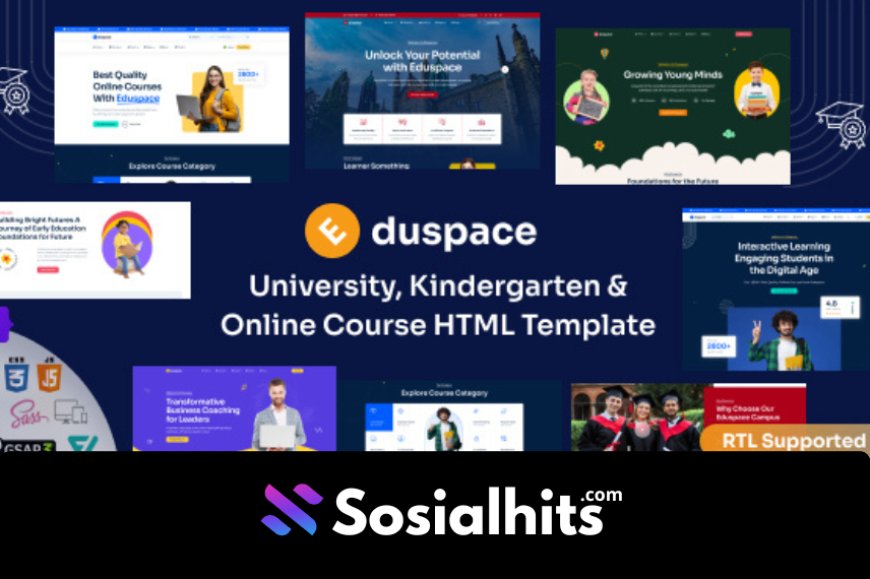 Eduspace - Online Course, Education & University HTML Template