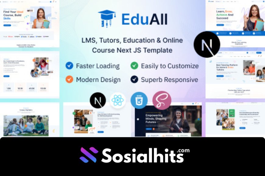 EduAll - Education & Online Course LMS Tutors React Next JS Template