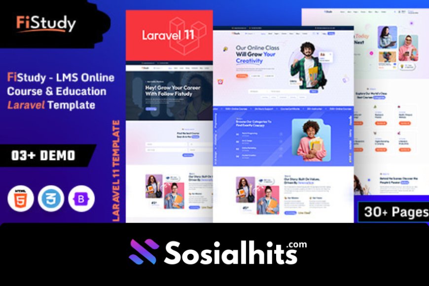 FiStudy - LMS Online Course & Education Laravel Template