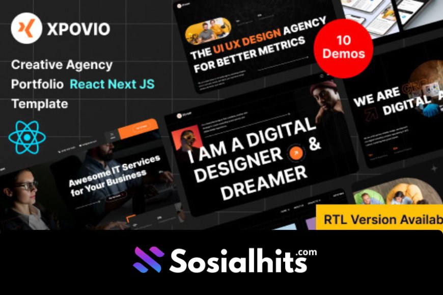 Next Js Template - Xpovio Digital Agency React