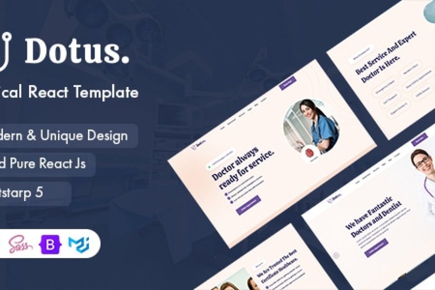 React Template - Dotus Health & Medical React Template