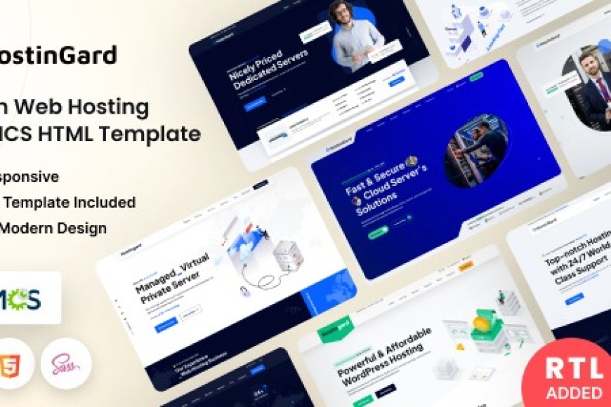 HTML Template - Hostingard Web Hosting  with WHMCS