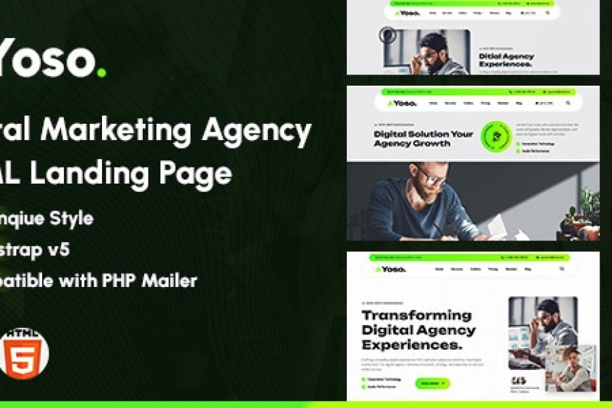 Html Template - Yoso Digital Marketing Agency HTML Landing Page