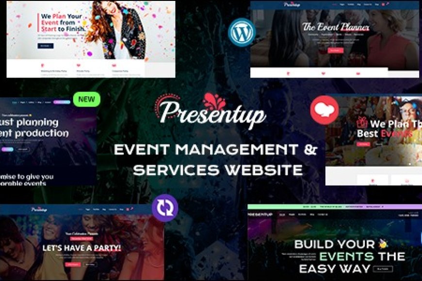 Presentup v5.6 The Ultimate Event Planner & Celebrations Management WordPress Theme