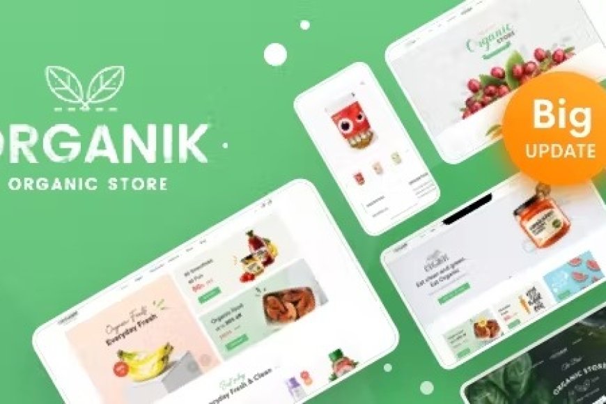 Organic Food Store WordPress Theme