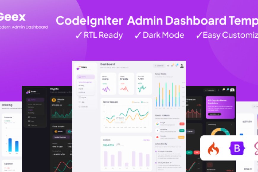 Geex CodeIgniter Admin & Dashboard Template