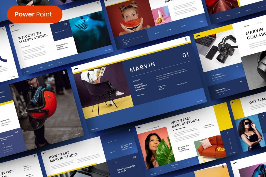 Marvin – The Perfect Business PowerPoint Template for Professionals