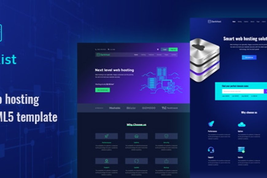 Inkist - Web Hosting HTML5 Template A Powerful Solution for Hosting Providers