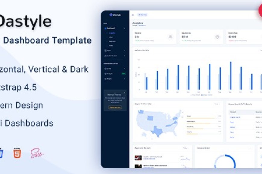 Dastyle - Admin Dashboard Template A Feature-Rich Modern UI for Web Apps