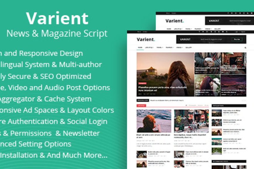 Varient v2.4 - Ultimate News & Magazine Script