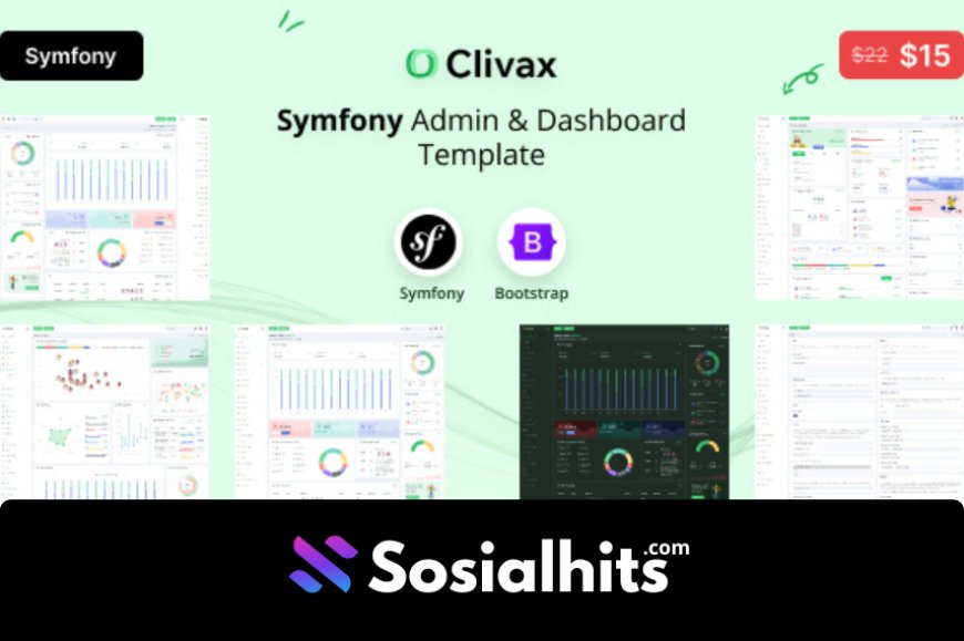 Clivax - Symfony Admin & Dashboard Template