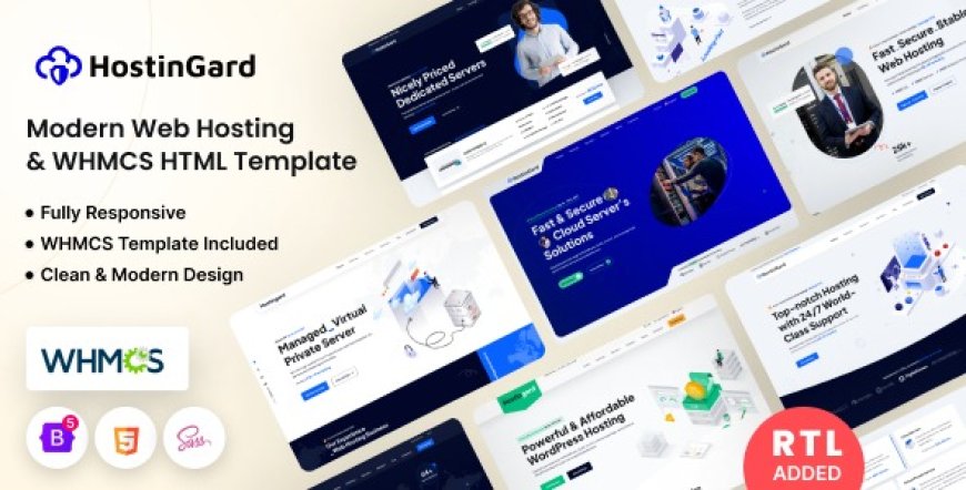 HTML Template - Hostingard Web Hosting  with WHMCS