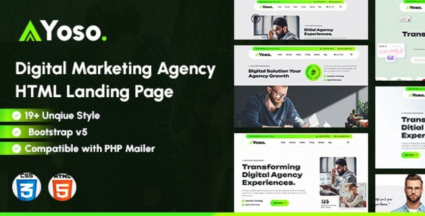 Html Template - Yoso Digital Marketing Agency HTML Landing Page