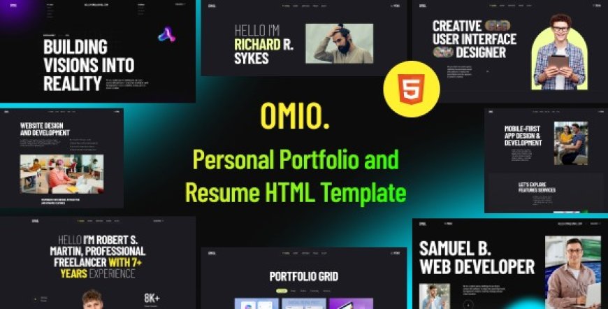 HTML Template - Omio Modern Personal Portfolio