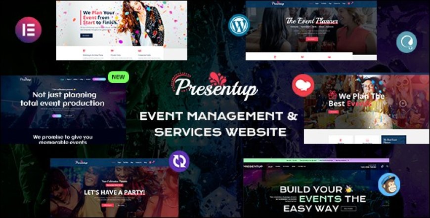 Presentup v5.6 The Ultimate Event Planner & Celebrations Management WordPress Theme