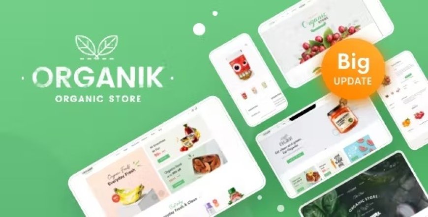 Organic Food Store WordPress Theme