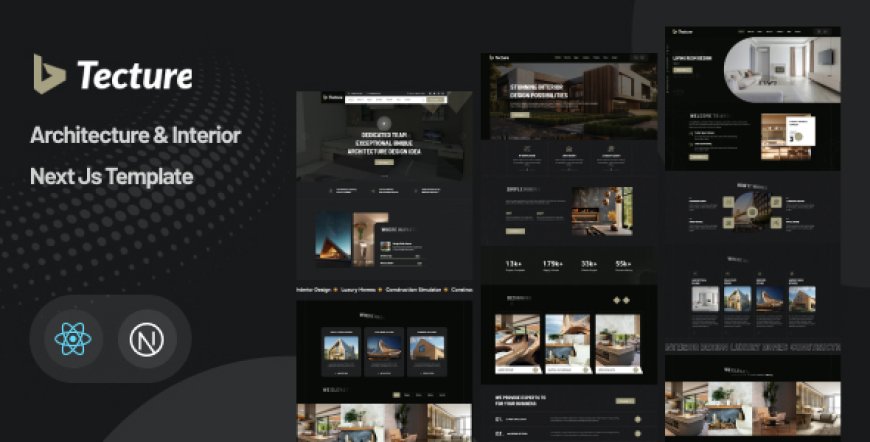 Tecture - Architecture & Interior React Next.js Template A Modern Solution for Designers