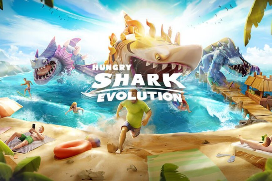 Hungry Shark Evolution v12.7.5 MOD APK – Dive into Shark Chaos with Unlimited Fun